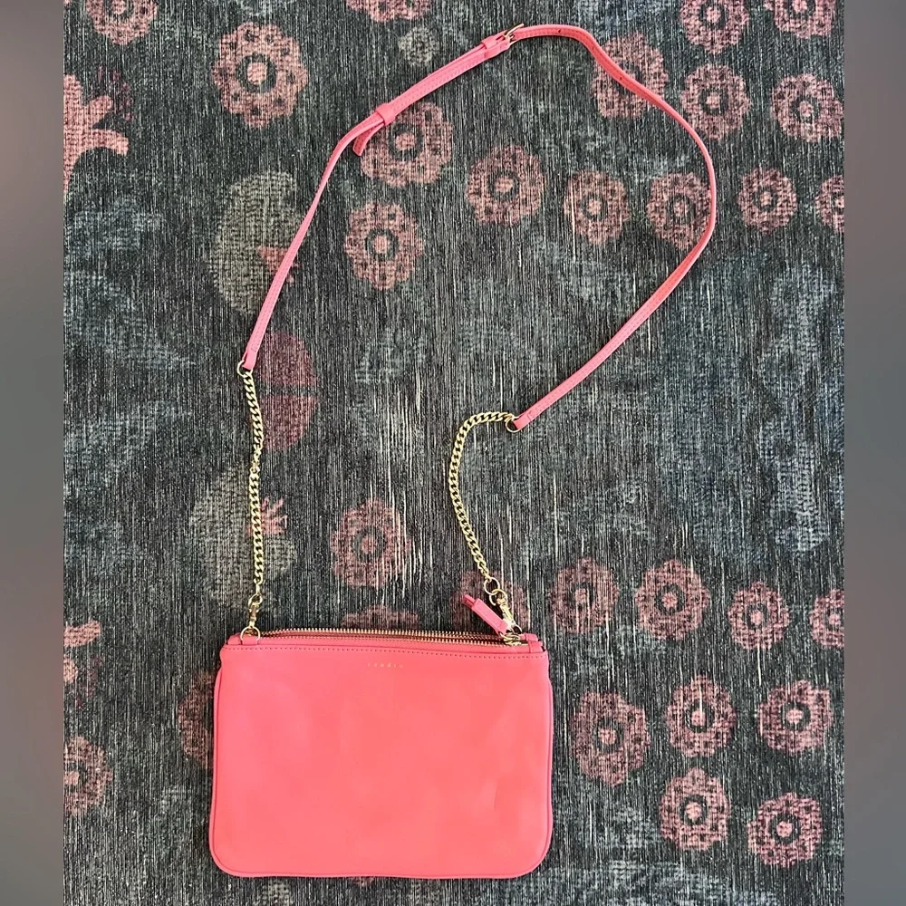 Sandro Pink Crossbody Purse